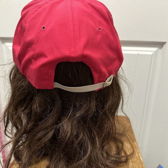 Vintage Women\'s Golf Hat Cap 1989 US Women\'s Open Indianwood Aureus Brand PINK main image 5